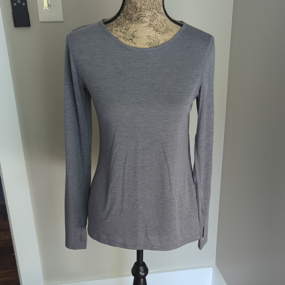 Old Navy Charcoal Long Sleeve Women's Top